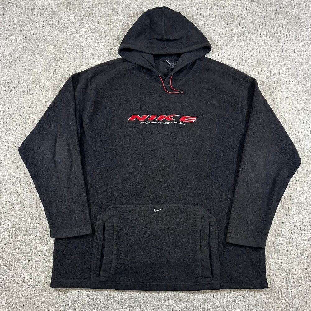 Y2K Nike Men's Black Hoodie